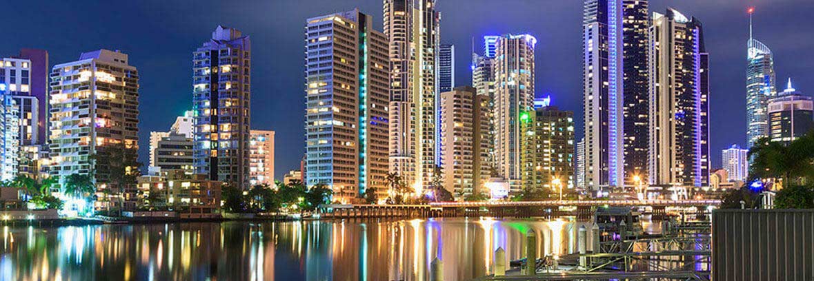 Gold Coast City, Night time